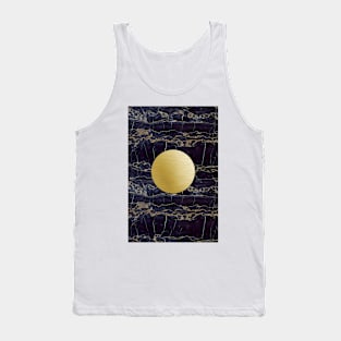 Gold and black granite Tank Top